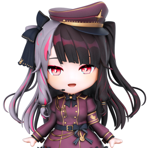 「夜見さんの新衣装?figure style 3DCG
#れなの鳥っくあーと 」|InabaTewi@にじそ07・wf2023sのイラスト
