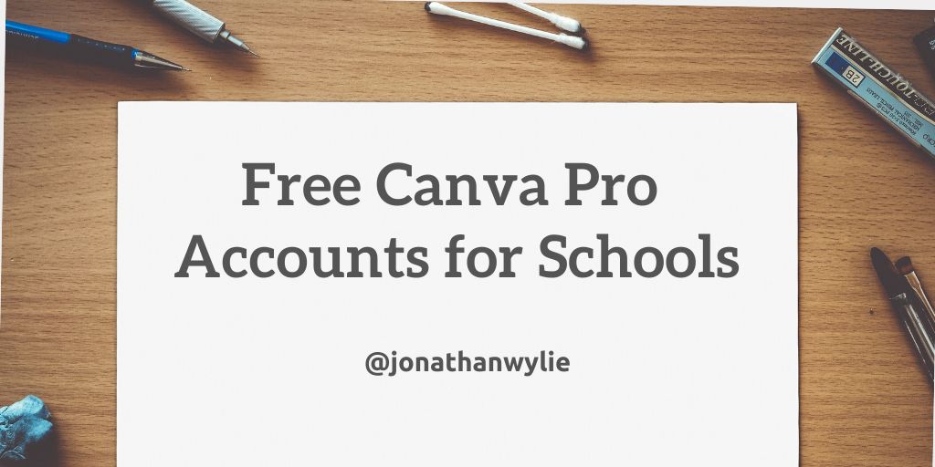 jonathanwylie's tweet photo. I got my free Canva Pro account last week. Have you got yours yet?

Introducing Canva for Education 

Link: https://t.co/OrOU2laCGy

#edtech #edtechchat #edapps #iaedchat https://t.co/1OY5O51Qag