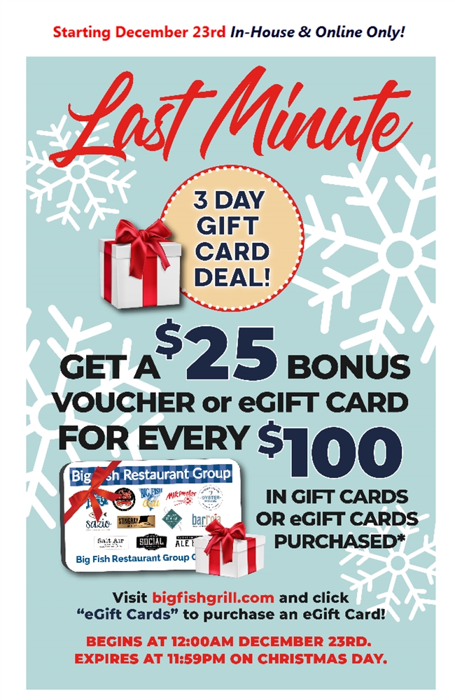 Don't Miss Out! Our Amazing 3-Day Gift Card Deal Starts Tomorrow! bit.ly/2S4YNKu