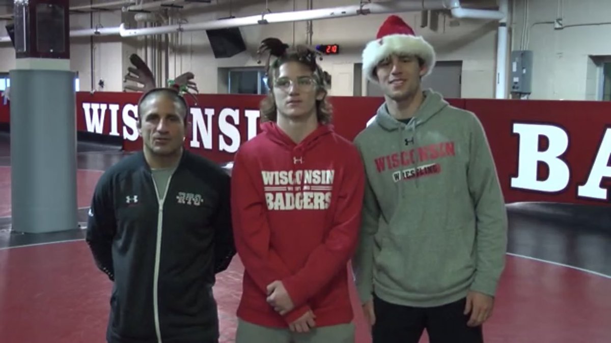 AD_Stoughton's tweet photo. The many talents of past and present  Vikings on display this holiday season.  Madison sports teams sing "The 12 Days of Christmas" | | https://t.co/I9anbpaQiw https://t.co/q00oLGpjHP https://t.co/ORo0zhRrQS