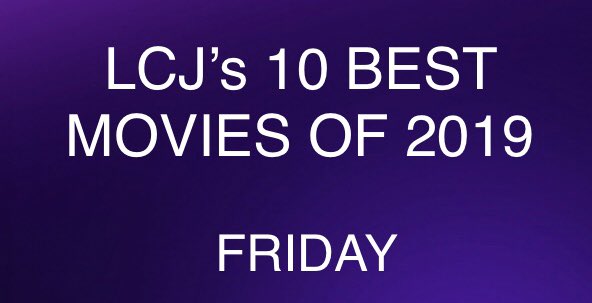 LCJReviews's tweet photo. Which films will make the list? I announce my picks for the 10 Best Movies of 2019 this Friday! #LCJ10Best https://t.co/y8paUT3Tbz