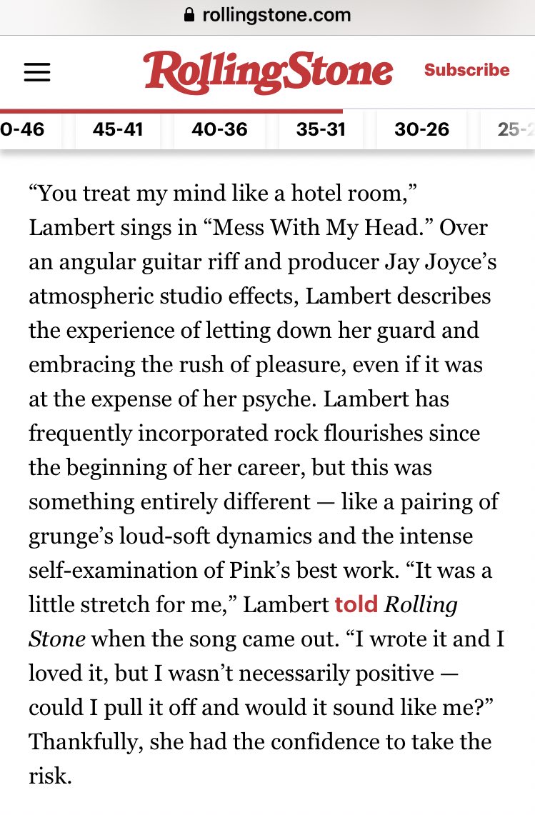 ShefaniHate's tweet photo. #MessWithMyHead ๐ถ๐ธ๐๐#MirandaLambert https://t.co/U2CVEk7ASi