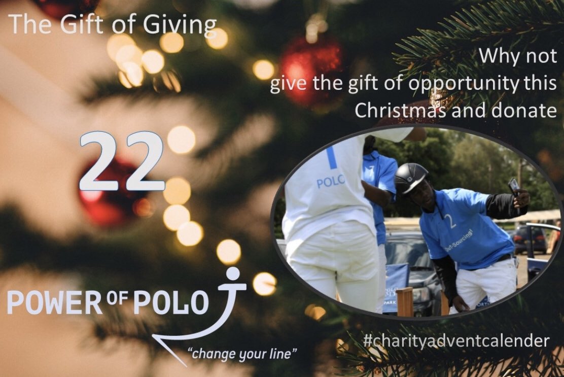 powerofpolo's tweet photo. #charityadventcalender #25daysofgiving 
Day 22 – MINDSET
“I can’t thank you enough. You have all changed my life in such a positive way. You guys have opened so many doors for me and changed my whole mindset; you’ve helped me find the real me”https://t.co/hmflxDRivX https://t.co/qF3zpOaGE9