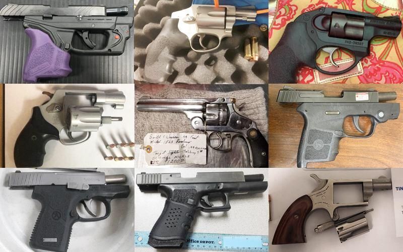 AlmostIn_Famous's tweet photo. The TSA seized 180 firearms at airport security checkpoints in the first have of December. All but 18 were loaded.... 
.
.
.
For more information or to support our film about the gun violence epidemic head over to https://t.co/dB6ys9xKet
.
.
.
https://t.co/KC4LIpJkHr https://t.co/KKQCS6PeEF