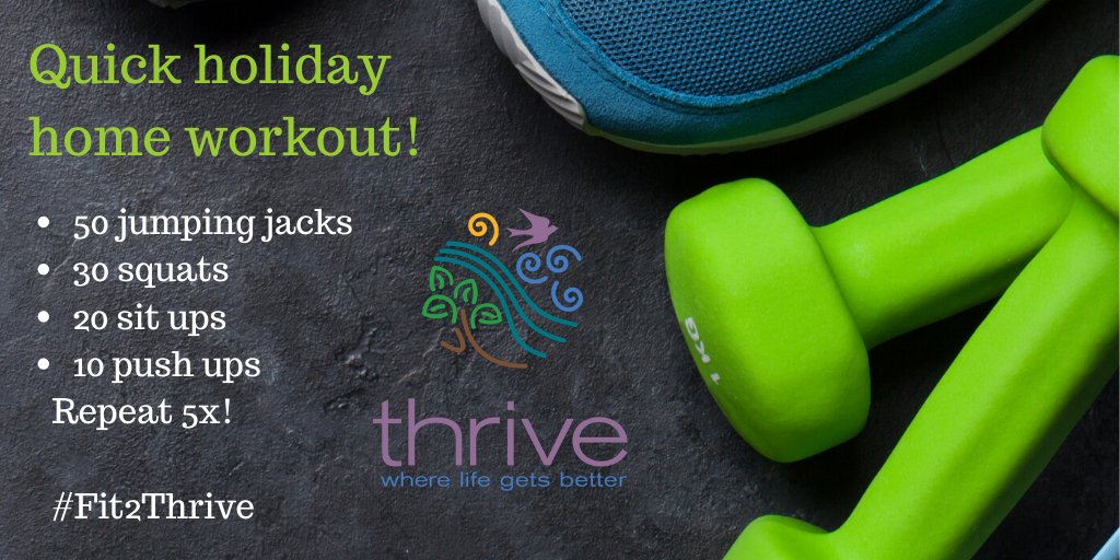LVThrive's tweet photo. Take a victory photo 📷 after you complete your workout and tag us at #Fit2Thrive! Let's see who all is sticking with their workouts over the break! #Committofitchallenge #whyithrive #Decemberwellness https://t.co/09TZ23fJGN