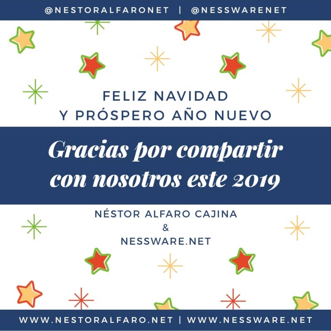 NestorAlfaroC's tweet photo. Feliz Navidad y prospero año nuevo.
Gracias por compartir con nosotros este 2019.
#nestoralfaronet #nesswarenet
@nestoralfaronet | @nesswarenet
https://t.co/6tzanqxqsV | https://t.co/WV6UuVdWu9
👍🥳🙏⭐ https://t.co/dKkRxtTPHg