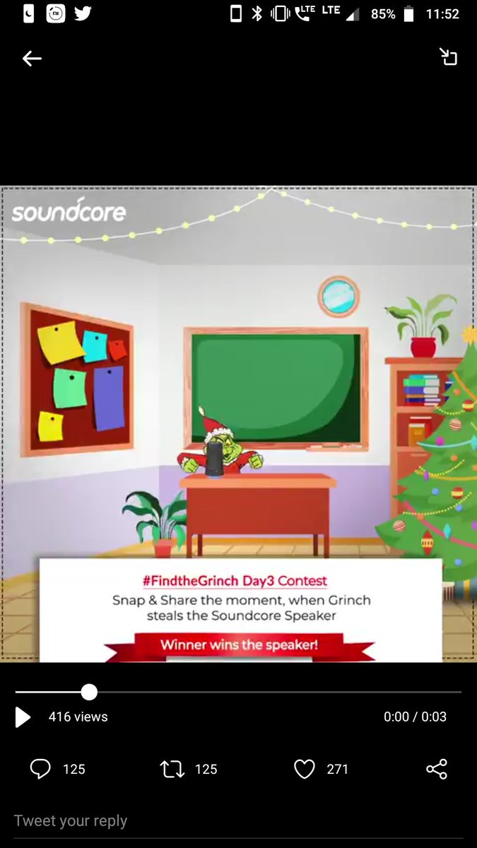 pari0275's tweet photo. @SoundcoreIndia #FindTheGrinch
#ChristmasContest #ContestTime #ContestAlert @SoundcoreIndia
@karan875
@Sagar14Naik
@OnlySiddhartha
@aanchalsweet92
@friends4_eve
@GauravP26479152
@avii4ever https://t.co/85N3c7kVTH