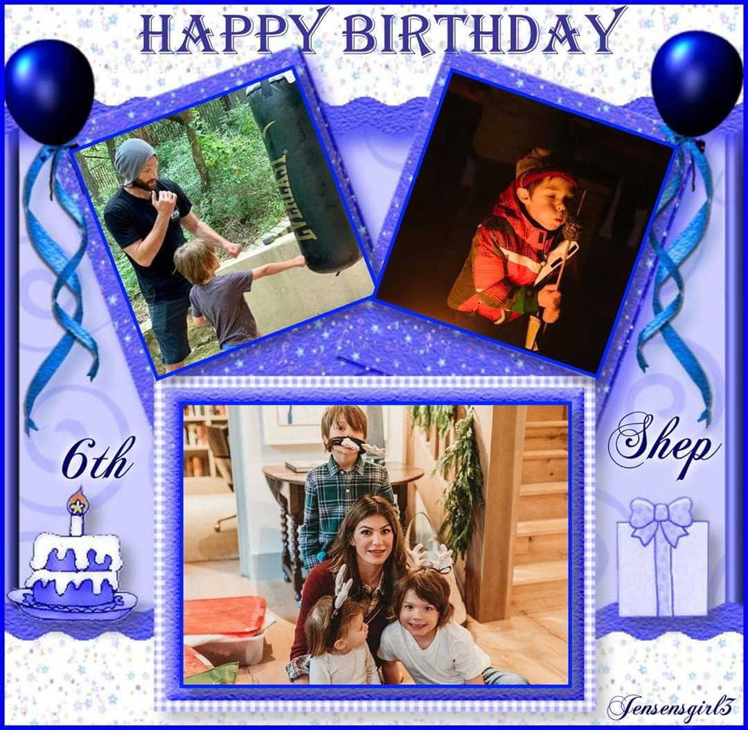 jensensgirl3's tweet photo. Happy 6th Birthday 🎂 Shepherd Padalecki 🥳🎶🎤🎈🎂🎁🎉🎊 #HappyBirthdayShep #ShepPadalecki #JaredPadalecki #genevievepadalecki #PadaFamily https://t.co/lBS0rJ0u4V