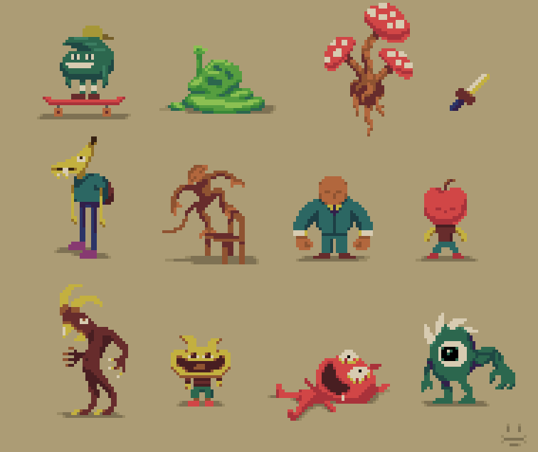 Grandero_Pixels's tweet photo. Random Stuff  ;-;

#pixelart #character https://t.co/2Ouk2VunIg