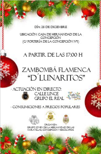 SentenciaGR's tweet photo. CONVOCATORIA | Zambombá Flamenca de @GJSentencia junto a los grupos jóvenes de @hdadconcepcion y @HdadEscolapios. Con la actuación en directo de "Calle Lince" y "El Real". Sábado 28 de diciembre, 17:00 h, Casa de Hermandad de la Concepción, C/ Portería de la Concepción n° 1. https://t.co/GR2eE3y2J0