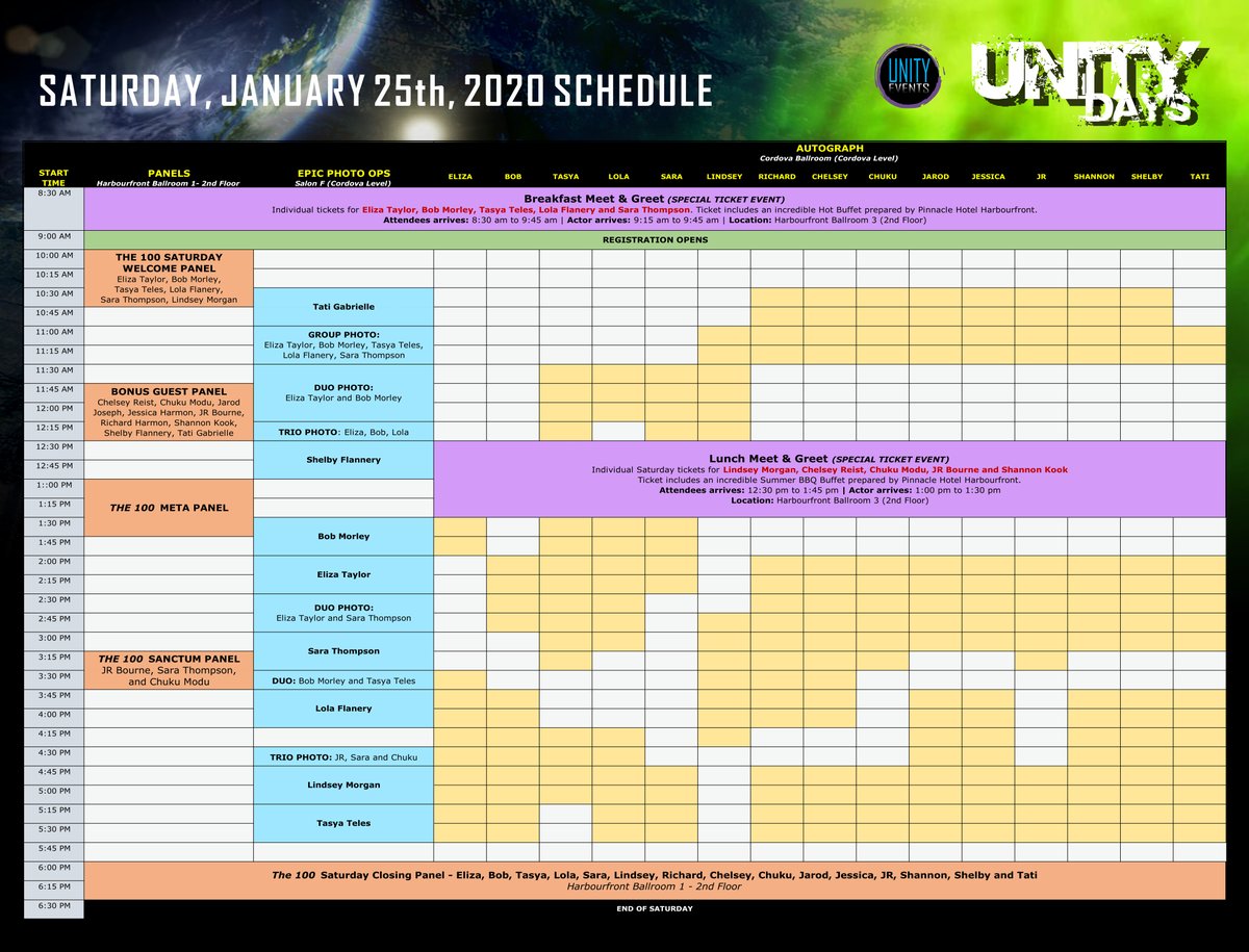 UnityEventsCA's tweet image. Hey #UnityKru - Here is the event map and Saturday &amp;amp; Sunday schedules for #UNITYDAYS2020! Friday schedule will be posted shortly.

Friendly reminder: online sales end on January 20.