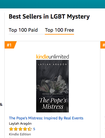#1 #LGBT #mystery. Get it while it's on #kindledeals @ amazon.com/Popes-Mistress…

“You've never read anything like this before, complete with unexpected twists. Well written and gripping.” -Michael L.F. Slavin 

#Kindle #KindleBooks #LGBTQ #LGBTQts #LGBTQoftwitter #LGBTQIA