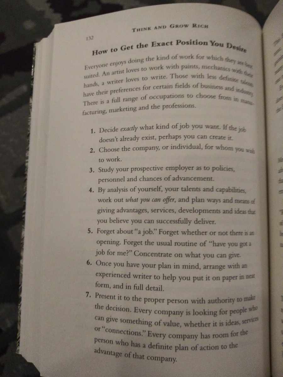 JaredWiese's tweet photo. 7 #ThinkAndGrowRich #JOBS TIPS since 1937!
❝1. DECIDE the JOB
2. CHOOSE THE COMPANY
3. STUDY them
4. ANALYZE yourself
5. WHAT YOU OFFER
6. ARRANGE
7. PRESENT IT❞
DON'T “ask” for a job
#personalbranding #careers
#ProfilesThatPOP
Join the convo👉
https://t.co/2KgHUIsLz9 https://t.co/zpfxBEIiwr