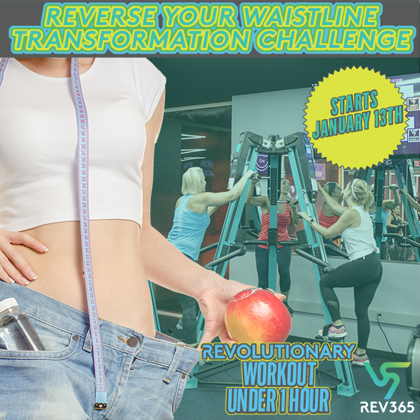 Rev365F's tweet photo. REVerse Your Waistline - Transformation Challenge starts on January 13th.  

If haven't tried our REVolutionary Workout then come try a week for FREE.  This offer is valid through the end of the month.  Click and try today: https://t.co/VCu4v7CywR   
Some Restrictions Apply. https://t.co/iRtWQGLysu