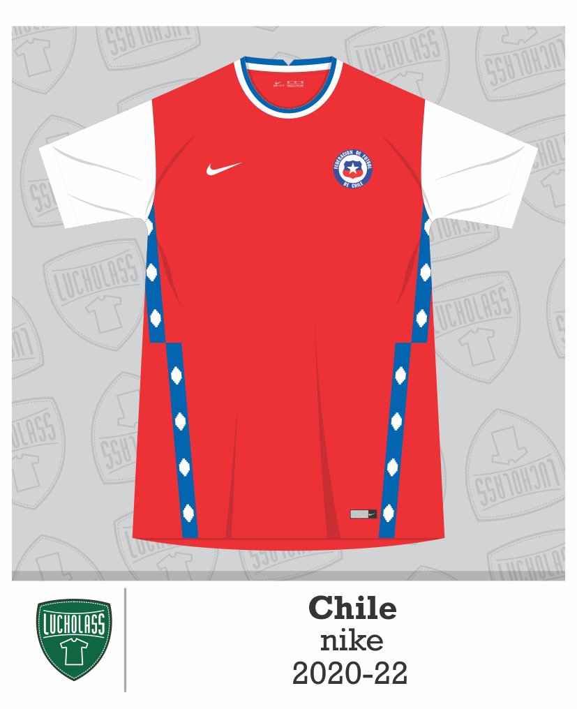 emitir Llorar rebanada Casacas LucholasS on Twitter: "🇨🇱 #Estrenos2020 Estas serían las nuevas  camisetas #nike para la selección de Chile @LaRoja para la Copa América  2020 y eliminatorias al mundial #Qatar2022 Más camisetas 2020:  https://t.co/jAWnEpVbfU @