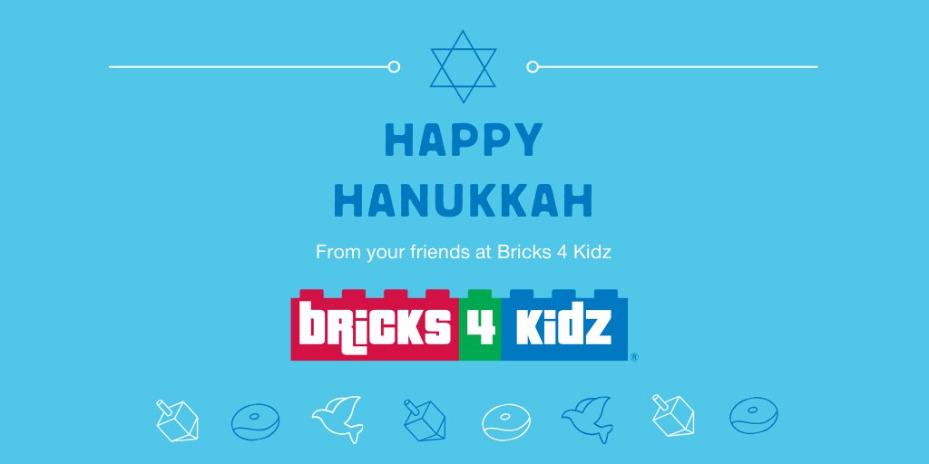Bricks4KidzCorp's tweet photo. Happy Hanukkah to all of our Jewish followers! We hope the next eight nights are filled with family, food, and fun!

#hanukkah #chanukkah #happiness #holidays #happyholidays #family #fun https://t.co/BzYJriEcRB