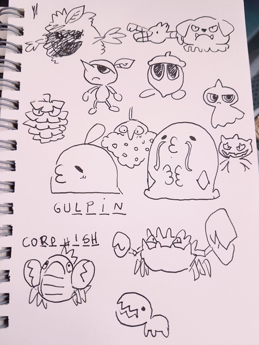 Playing drawing pokemon from memory and making @AlpacaCarlesi guess their names the other day ? 