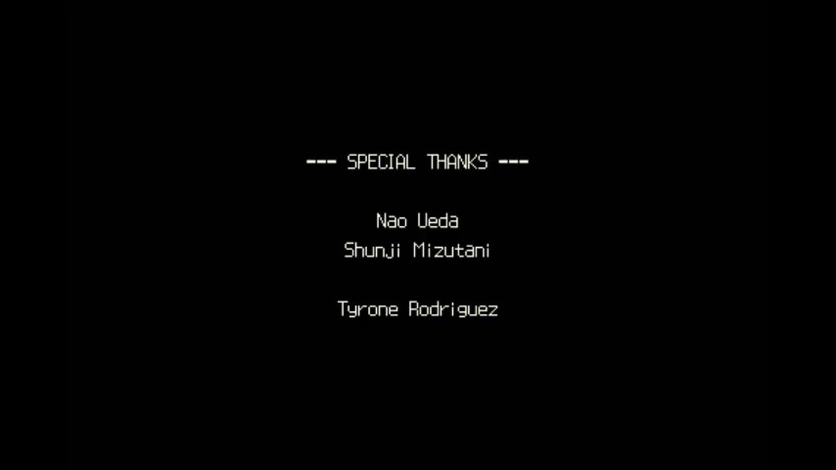 Tyrone was credited in Special Thanks. It is not known why