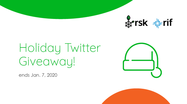 rootstock_io's tweet photo. In celebration of the holidays, we are giving away ONE FREE @Ledger Nano X! To enter: 
🌱 Follow @RSKsmart and @rif_os
🌱 Retweet this tweet by Jan 7, 2020
T&amp;C here: https://t.co/A2hhAbHprh https://t.co/K6pwvHIAYL