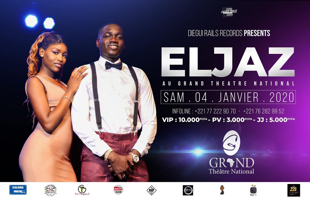 BambaPepiniere's tweet photo. Eljaz au Grand Théâtre National de Dakar le 04 Janvier 2020 #boymedina #rapgalsen #newgeneration #lareleve #africanhiphop #dieguirails https://t.co/PyqyZAsPWm