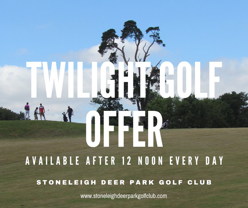 Twilight #Golf Special Offer! Available from 12 Noon Every Day - including Weekends! 9 Holes only £10 : 18 Holes only £15. Please book tee times on 02476 639 991