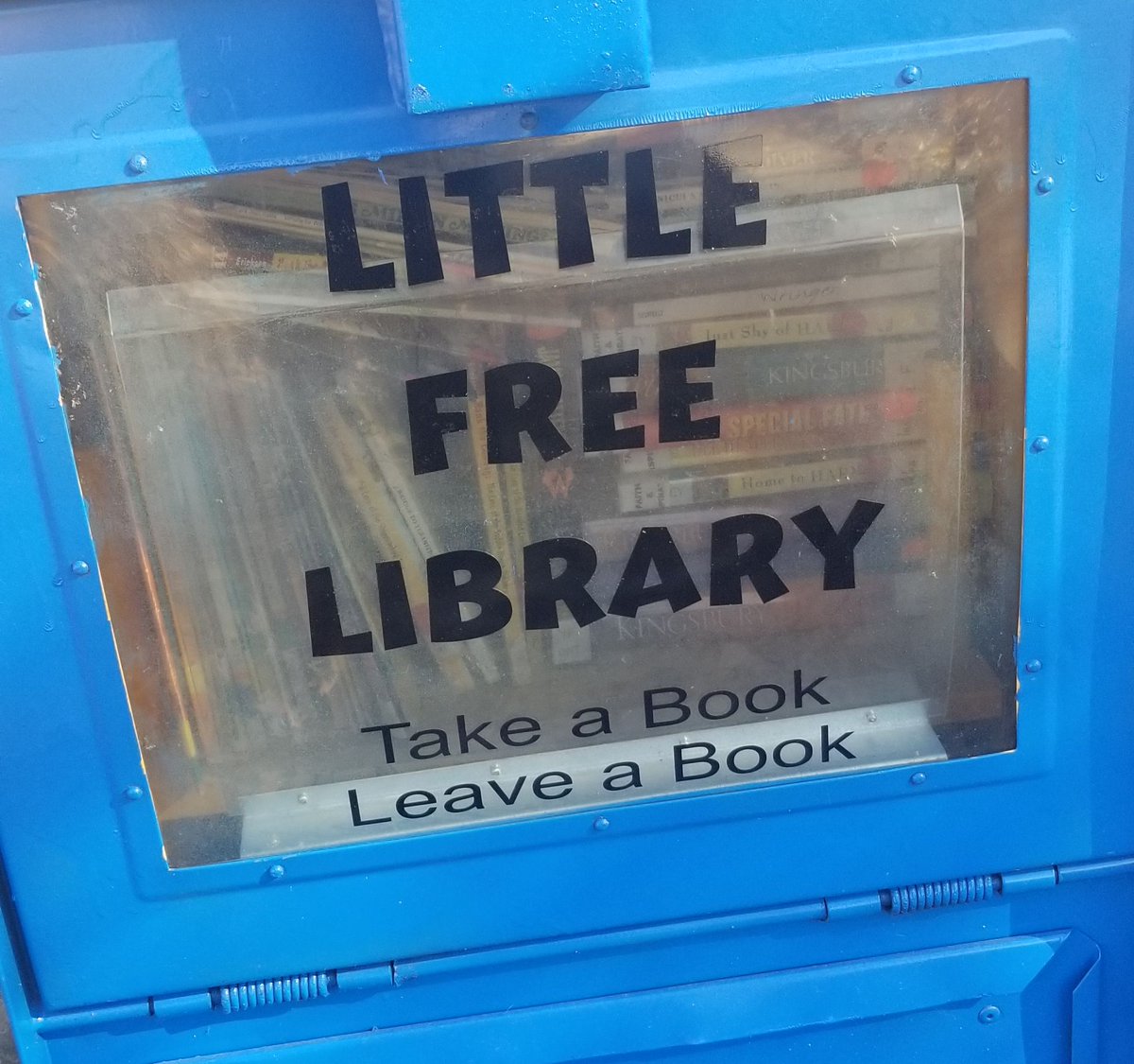 Pewitt_CISD's tweet photo. Don't forget to read with your littles...and not so littles....while they are away from school! You can pick up books from the Little Free Library at the park in Omaha. https://t.co/q1QcyluJQJ