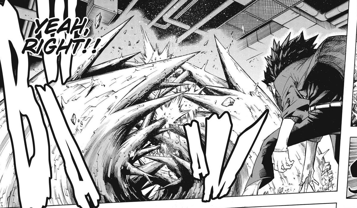 riyalise's tweet image. overhaul’s quirk is supreme