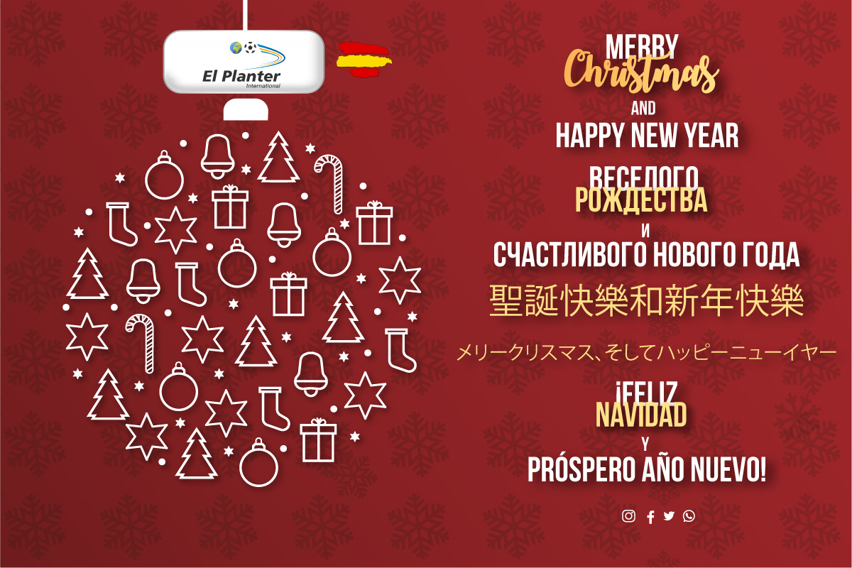 CDElPlanter's tweet photo. 🎅🏼 ¡#ElPlanterVCF os desea una FELIZ NAVIDAD y un PRÓSPERO AÑO NUEVO! Gracias por confiar en nosotros ⚽🌍

🇬🇧 Merry Christmas and Happy New Year 🇬🇧

🇷🇺 с рождеством и новым годом 🇷🇺

🇨🇳 聖誕快樂，新年快樂 🇨🇳

🇯🇵 メリークリスマスと新年あけましておめでとうございます 🇯🇵 https://t.co/bafaFPU2FR