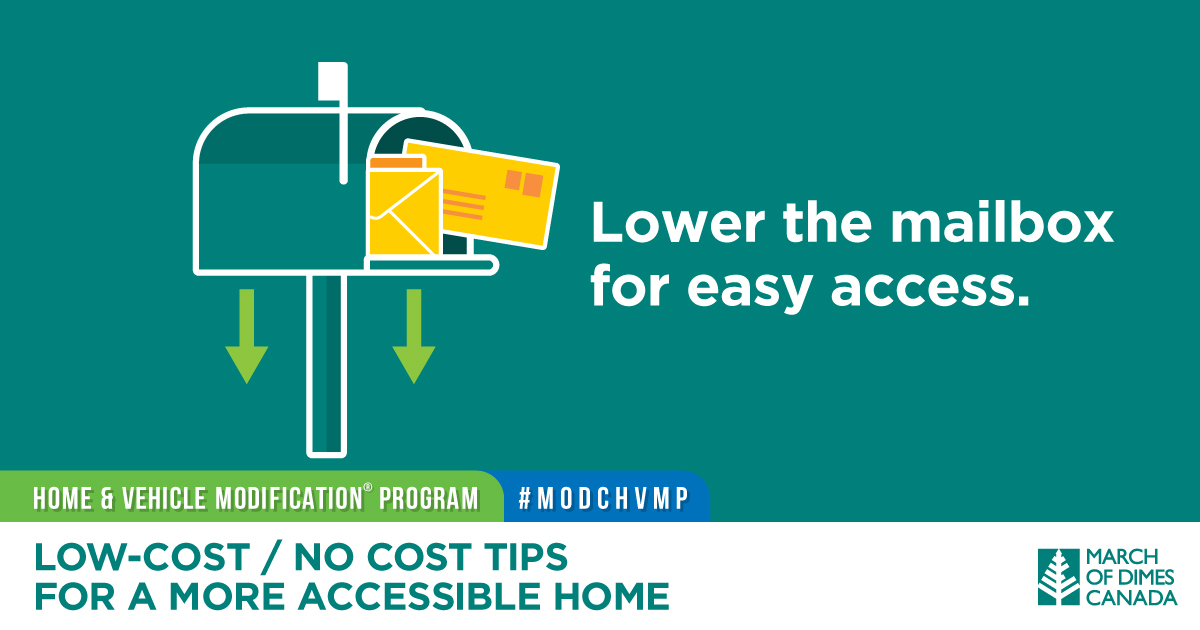 marchofdimescda's tweet photo. Not everyone is eligible for funding from #MODCHVMP, so we’ve compiled a list on how to make your home more accessible through low-cost or no-cost home modifications. To explore the range of modifications 🏡, please visit https://t.co/XUrXLqUA0O

#HomeMod #Accessibility @CMHC_ca https://t.co/yfQ6dSkXl7