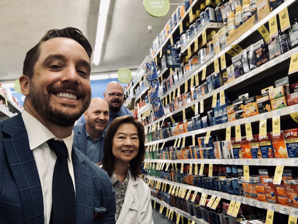 JRFiesel's tweet photo. Gwen and Neil serving up your cough and cold needs this holiday season in Alameda...#PharmacistRecommended #BayRising @MaureenCormier2 @Skimdit @DLarson86795194 https://t.co/971fHZpneP