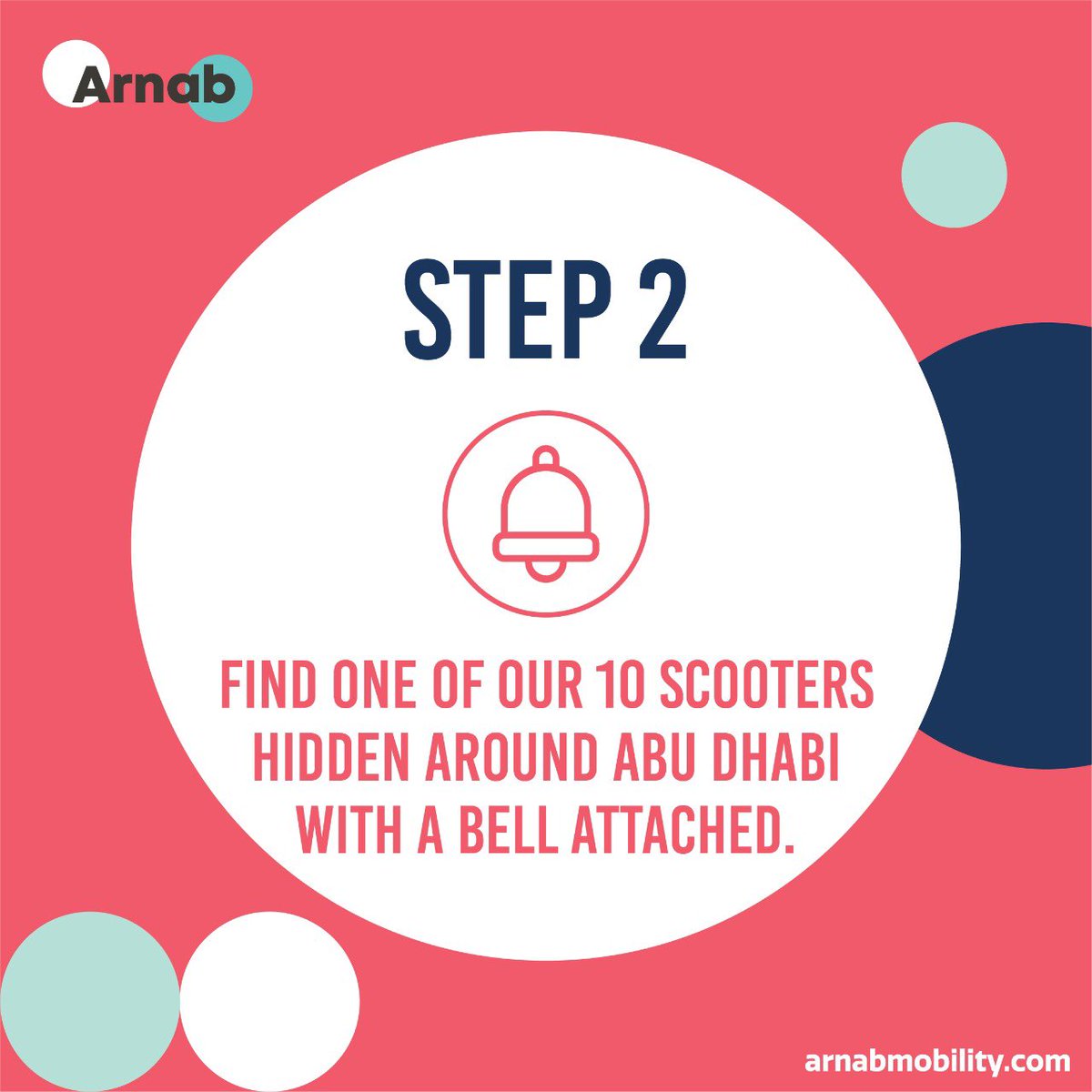 ArnabMobility's tweet photo. #ArnabBells competition!

Don’t forget to find the bells, take a picture and tag us for a chance to win a voucher worth AED 100 from Abu Dhabi Mall!

Hurry and tag us before December 25th!

#Arnab #HopSmart #eScooter #HoppingThrough #ArnabMobility #AbuDhabi #uae #tag #tagus https://t.co/Lk6gi9W6aE