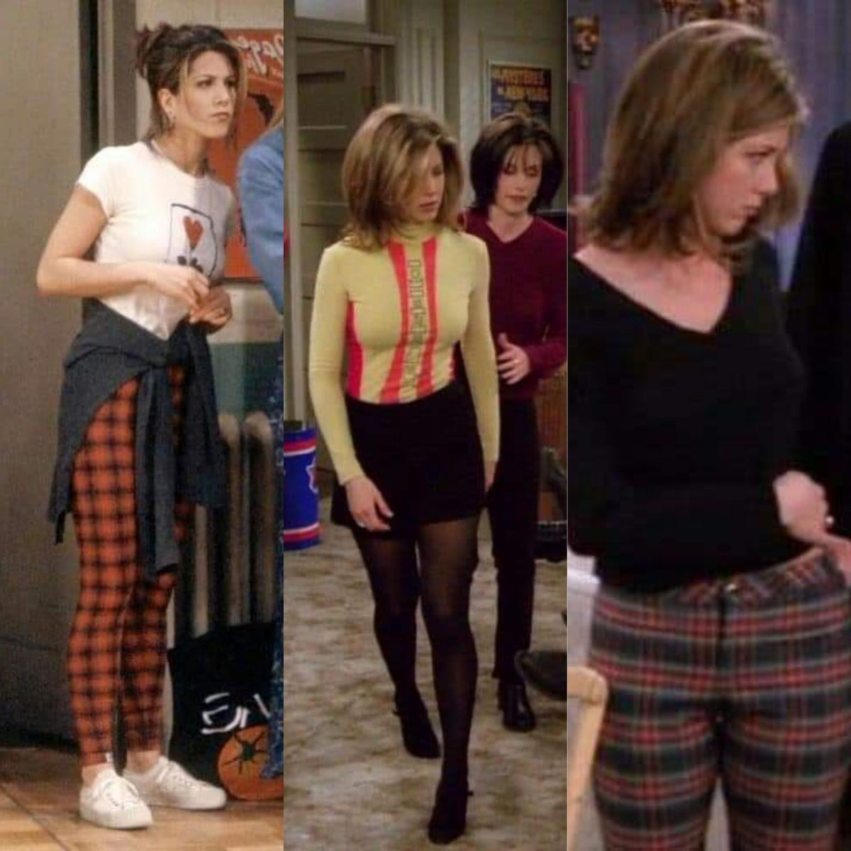 bedrauhl's tweet photo. Estamos de acuerdo en que Rachel Green es un ícono de la moda en los 90s https://t.co/e26FA6rRsw