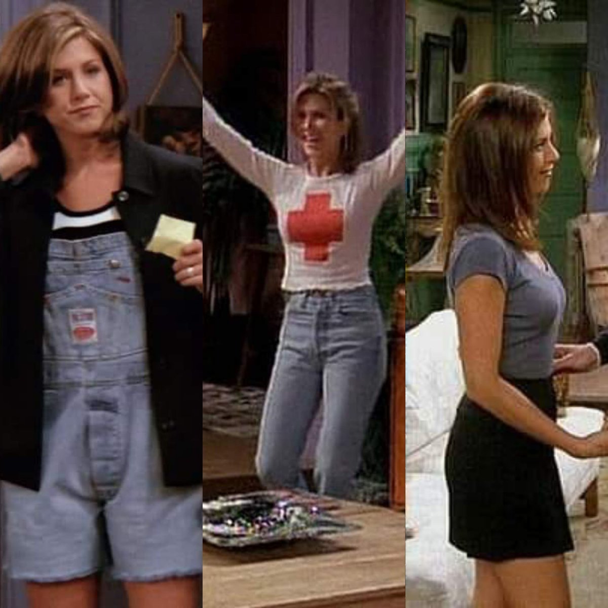 bedrauhl's tweet photo. Estamos de acuerdo en que Rachel Green es un ícono de la moda en los 90s https://t.co/e26FA6rRsw