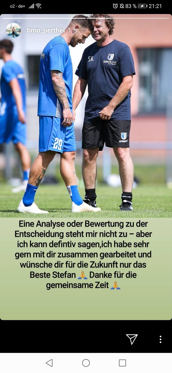 vf_magdeburg's tweet photo. #Perthel und #Beck wirken nicht gerade zufrieden bei der Entlassung von #Krämer. #EINMALIMMER #FCM https://t.co/470SN5KhkA