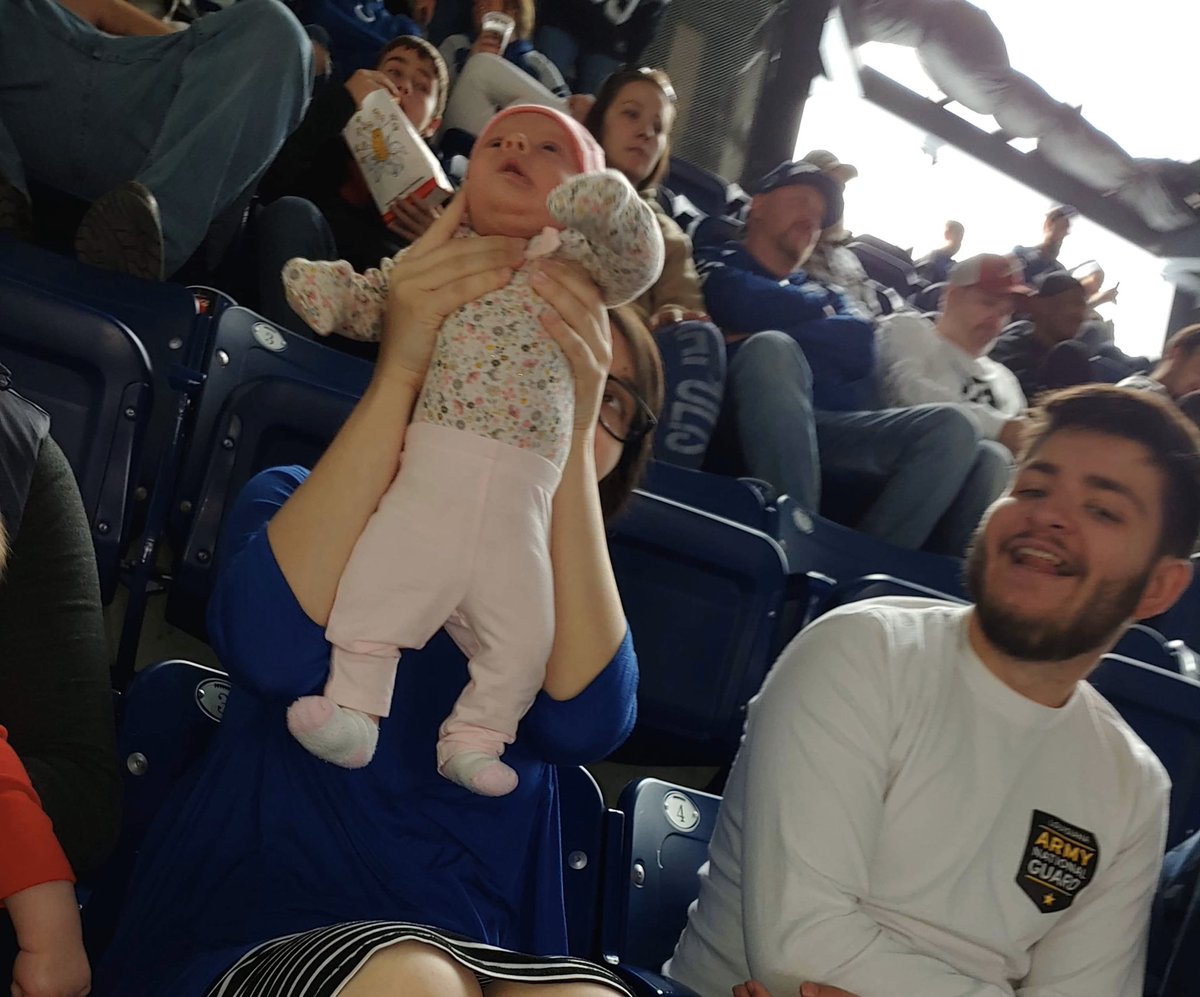 tnicole95's tweet photo. Colts game with the fam. Babies first colts game. #indianapoliscolts #goblue #lucasoil #coltsvspanthers https://t.co/GJkmfMqmXt
