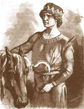 LE_Mythologie's tweet photo. "Freyr ... rules over the rain and the shining of the sun, and therewithal the fruit of the earth; and it is good to call on him for fruitful seasons and peace. He governs also the prosperity of men."
- "Gylfaginning" (Prose Edda)
#aMythForSunday #folklore #mythology #myth https://t.co/SPoxcMlWal