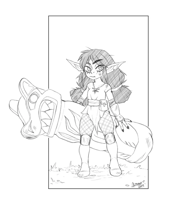 @SarahSalanica HAZEL my Gobbo barbarian!! 