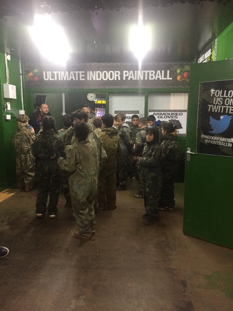 johnwogsy's tweet photo. What a fantastic day Kingsley lions &amp; tigers football teams had today Christmas treat paintballing and well done parents for making it possible enjoyed by everyone ⚽️🦁🐯 https://t.co/5T6HvqGt3V