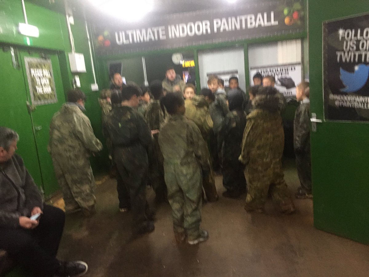 johnwogsy's tweet photo. What a fantastic day Kingsley lions &amp; tigers football teams had today Christmas treat paintballing and well done parents for making it possible enjoyed by everyone ⚽️🦁🐯 https://t.co/5T6HvqGt3V