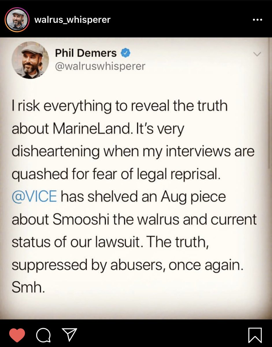 What’s up <a href="/vice/">VICE</a>? You scared bro? #marineland #captivitykills #EmptyTheTanks #Canada #SaveSmooshi