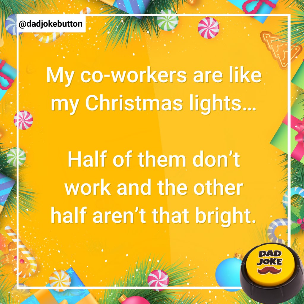 DadJokeButton's tweet photo. ➡️Follow @dadjokebutton
⁠
.
⁠
#dadjoke #dadjokes #jokes #joke #funny #comedy #puns #punsworld #punsfordays #jokesfordays #funnyjokes #jokesdaily #dailyjokes #humour #relatablejokes #laugh #joking #funnymemes #punny #pun #humor #talkingbutton https://t.co/Vzpd72zImx