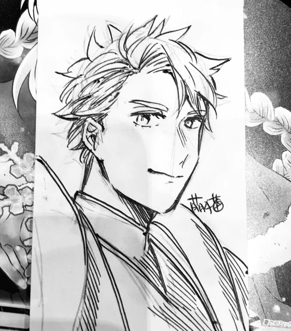 昨日お隣さんにお世話になったお礼に描いたランスロットさん。
円卓の騎士全員いるのにランスロットだけいません???つら 