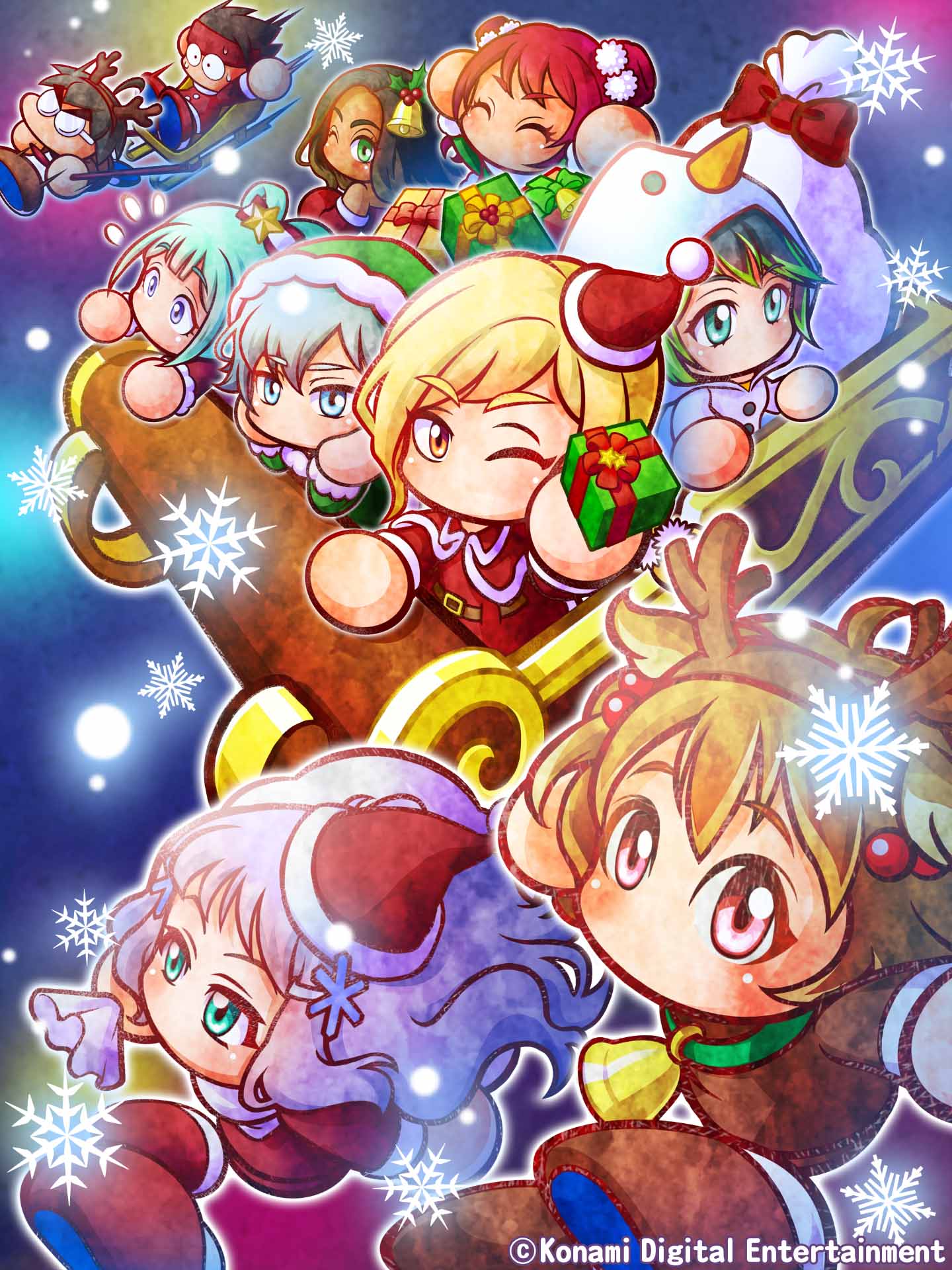 実況パワフルサッカー パワサカ 公式 パワサカ制作チームから イラストが届いたでやんす 今年いい子にしていたみんなへ贈る クリスマススペシャルイラストでやんすね 後ろの方になんか見切れてるでやんすけど とくにトナカイが凛々しくてカッコ