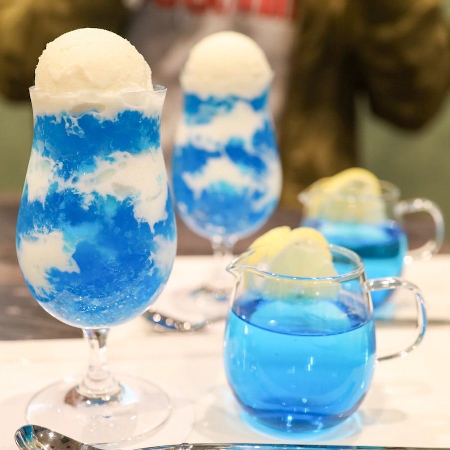 フローラル ぐで猫 空 クリームソーダ 雲 No.486 - crumiller.com