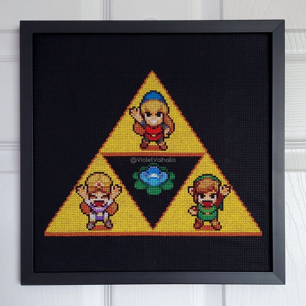VioletValhalla's tweet image. My #CadenceOfHyrule #crossstitch was accepted as a prize for #AGDQ2019! Here it is in a 12&quot;x12&quot; frame and ready to go! 😄
instagram.com/p/B6Y-xk7nbz-/…
#fanart #AGDQ #NintendoSwitch #gaming  #videogames #legendofzelda