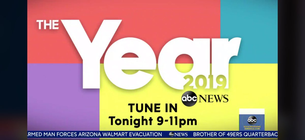 daniellegenet's tweet image. Tune in @ABC TONIGHT 9/8c- we’re taking a look back at the most memorable moments of 2019. #TheYear2019 #TheYear #Heroes #Obsessions #Andsomuchmore