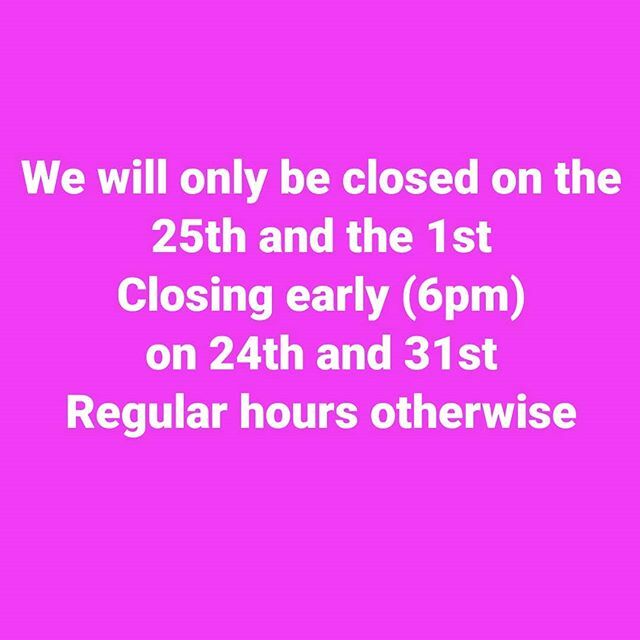 Hours of operation for the next couple weeks.
#canmore #christmas #shopping ift.tt/2EIU4X9