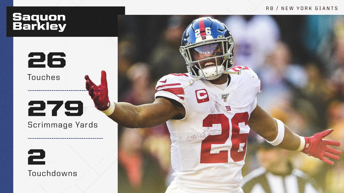 SportsCenter's tweet photo. .@saquon couldn't be stopped 😤 https://t.co/8o0nzHW2eh