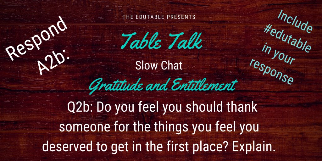 the_edu_table's tweet photo. Q2b is here! Remember, there are no right or wrongs. This is a personal reflection to analyze where you are. (Later, we will connect this to our kids.) #ptchat #edutable https://t.co/Q3yZEfHR9D