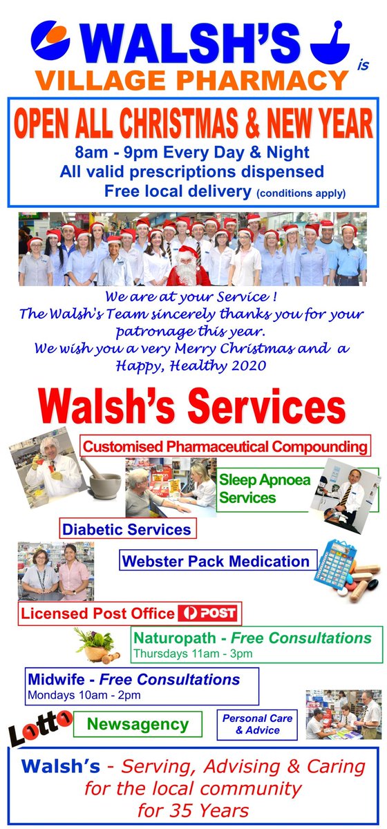 Walsh's Pharmacy tweet media